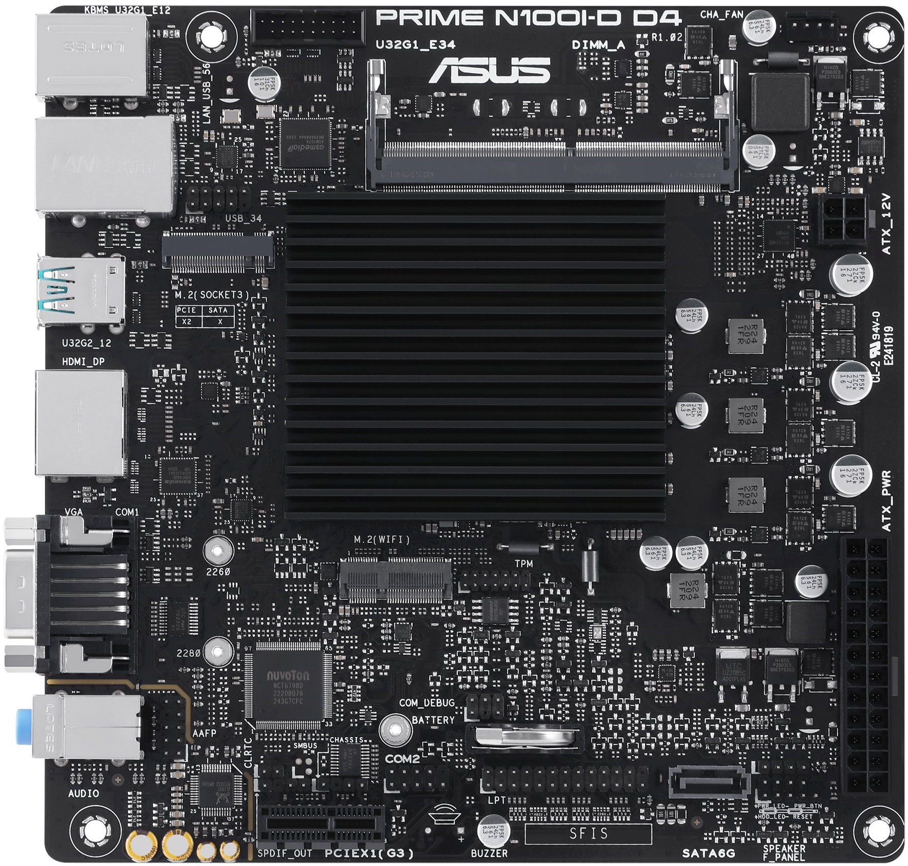 ASUS Prime N100I-D D4