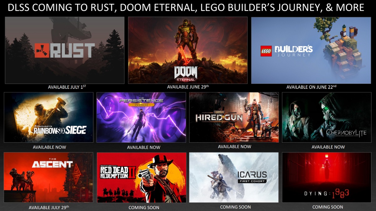 Nvidia расширяет список игр с поддержкой технологии DLSS