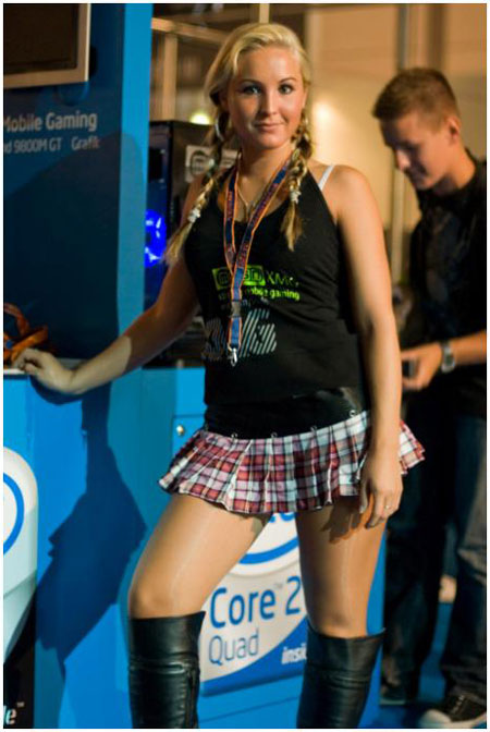 Девушки на Games Convention 2008 фото 07 Девушки на Games Convention 2008 фото 07