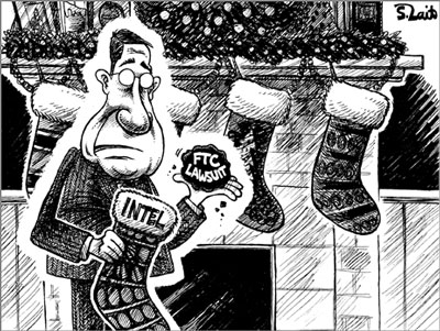 Карикатура Intel’s Inside