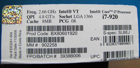 поддельный Core i7 поддельный Core i7