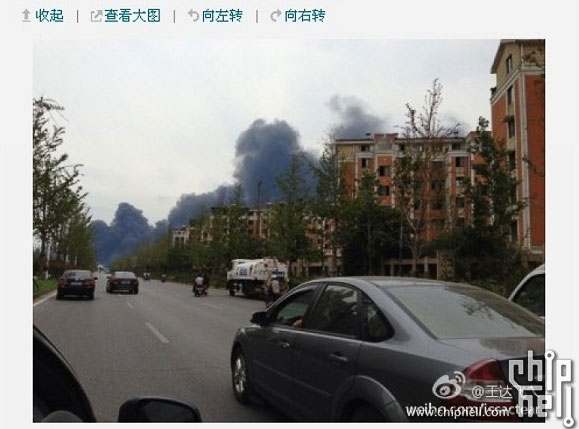 Пожар на заводе SK Hynix в Китае