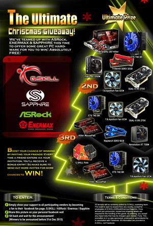 G.Skill Ultimate Xmas Giveaway G.Skill Ultimate Xmas Giveaway