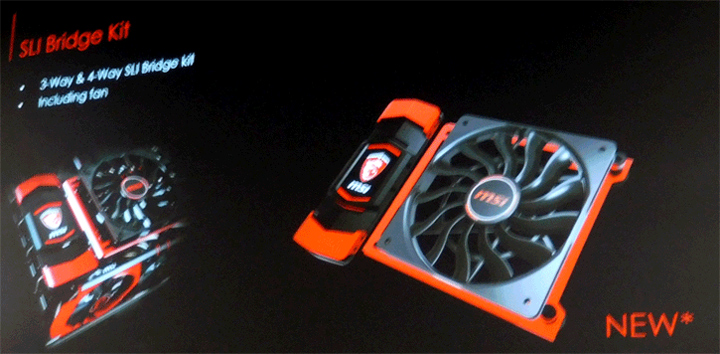Новые SLI-мостики MSI