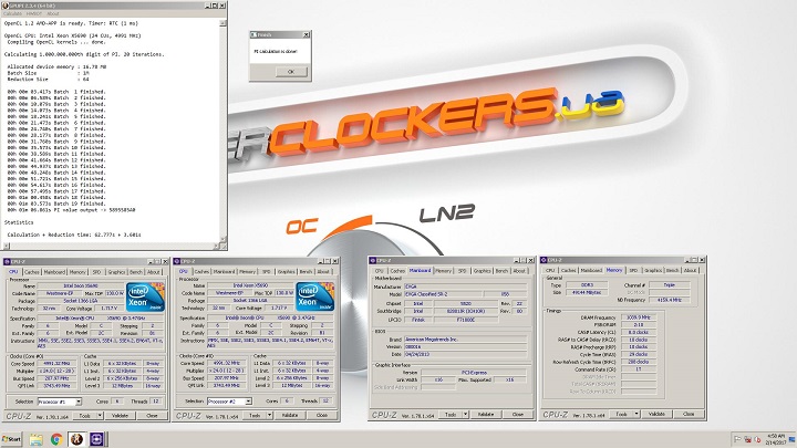 SergeyR завоевал «серебро» в бенчмарке GPUPi for CPU 1B