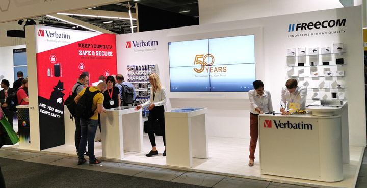 Verbatim продемонстрировала на IFA накопители с функцией защиты данных
