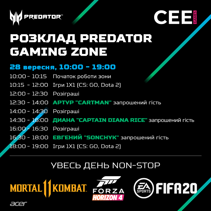Acer Predator Gaming Zone