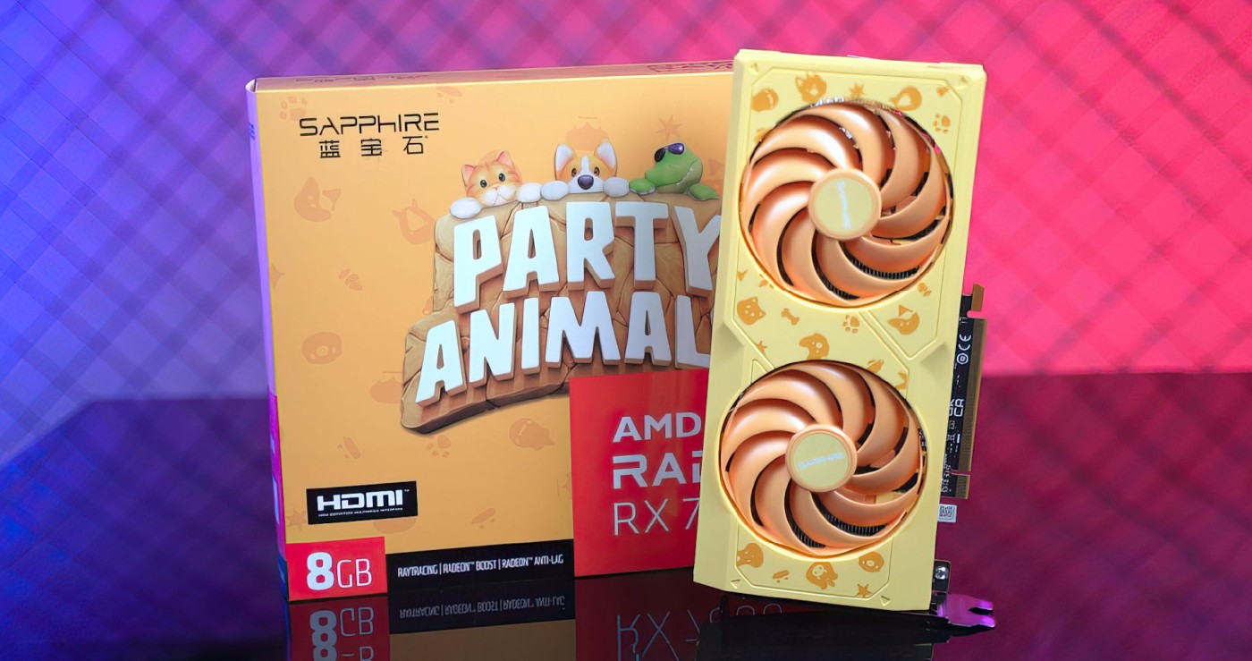 Sapphire выпускает Radeon RX 7600 в стиле игры Party Animals