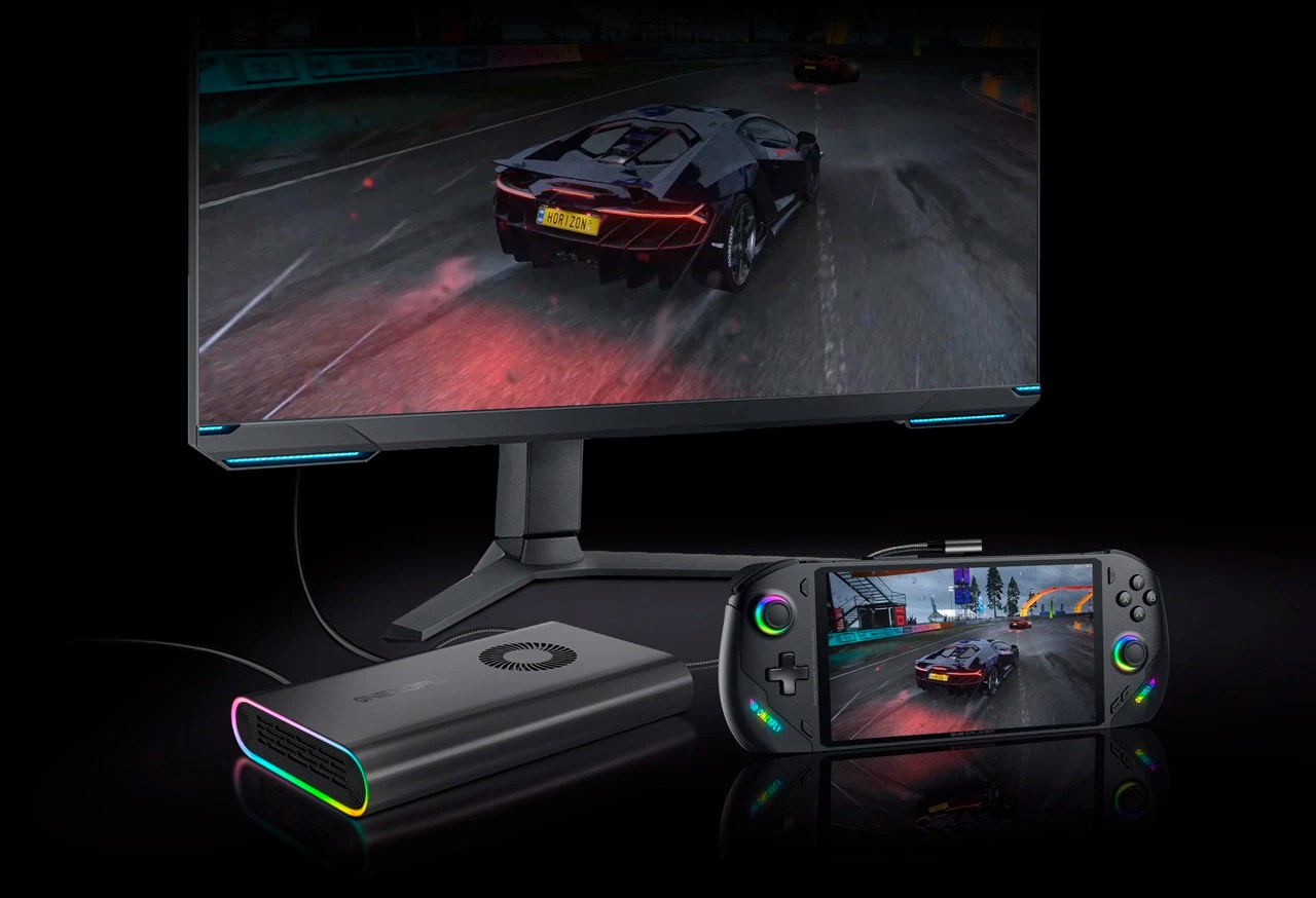 OneXGPU выпустит первую в мире внешнюю видеокарту со встроенным SSD