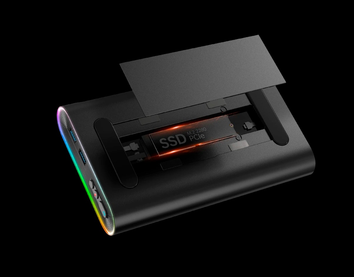 OneXGPU выпустит первую в мире внешнюю видеокарту со встроенным SSD