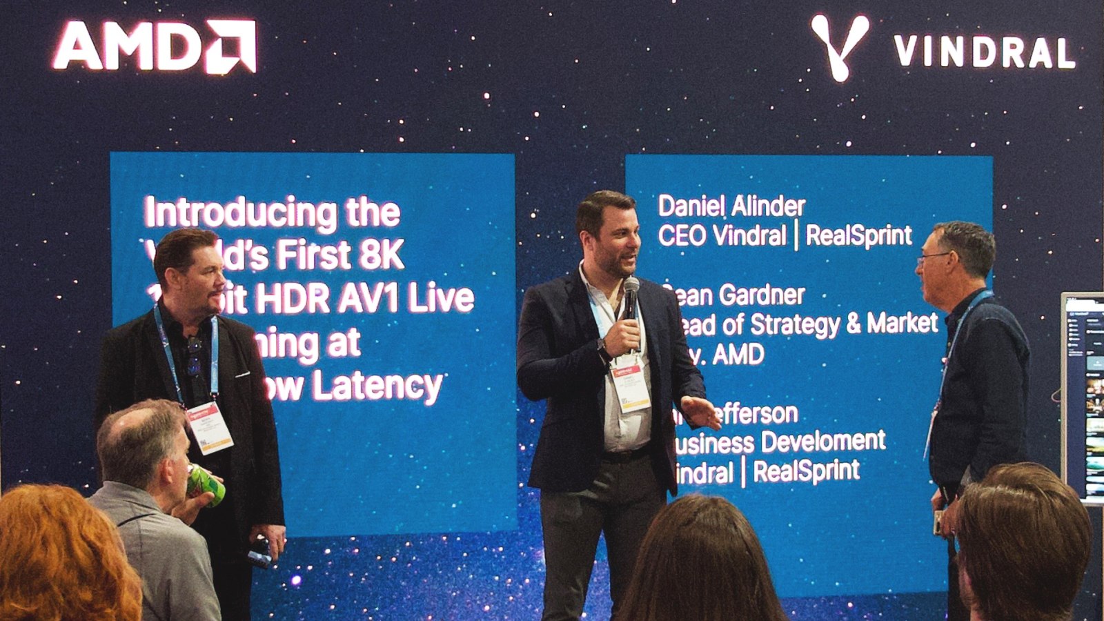 AMD та Vindral продемонстрували технологію потокової передачі відео 8K HDR
