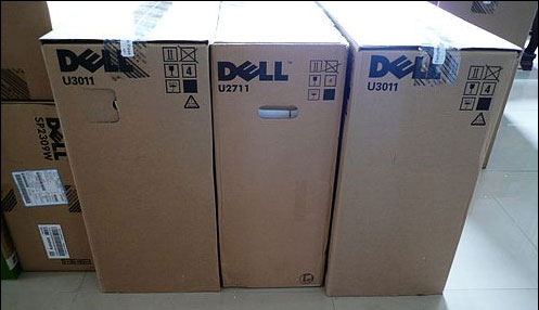 упаковка с монитором Dell U3011 упаковка с монитором Dell U3011