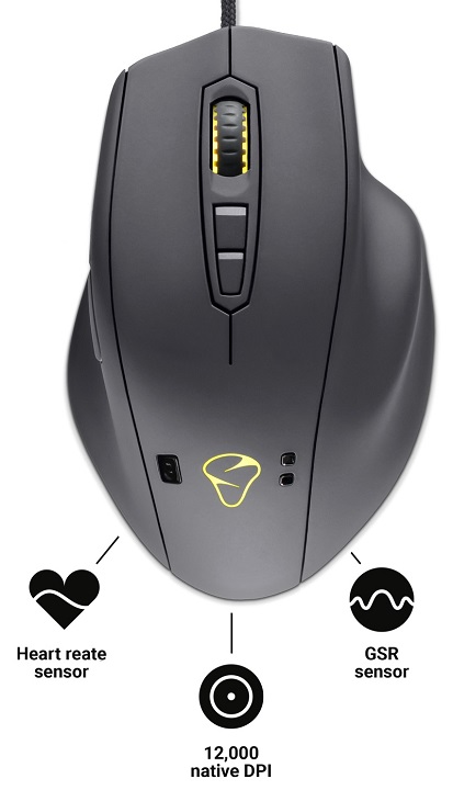 Игровая мышь со встроенным датчиком сердцебиения Mionix Naos QG поступила в продажу