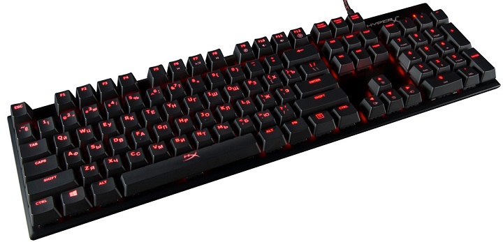 Клавиатуры HyperX Alloy FPS на переключателях Cherry MX Red и Brown доступны в Украине