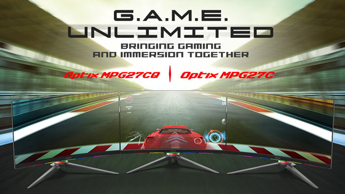 игровые мониторы MSI Optix MPG27C и Optix MPG27CQ