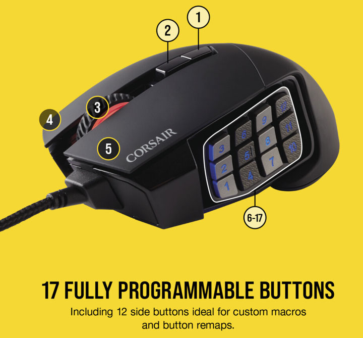 Corsair Scimitar RGB Elite