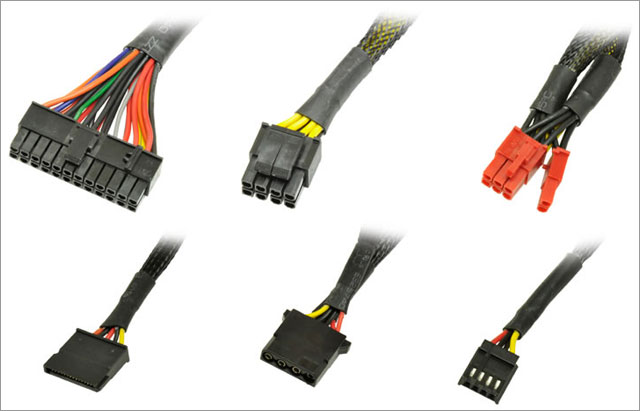 Блок питания LEPA BSC650 - кабели