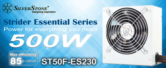 Блок питания SilverStone Strider Essential 500W Блок питания SilverStone Strider Essential 500W