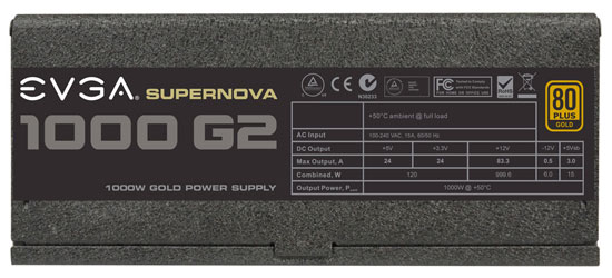 блок питания EVGA SuperNova 1000 G2 блок питания EVGA SuperNova 1000 G2