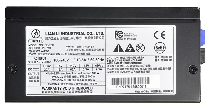 Блок питания Lian Li PE Series
