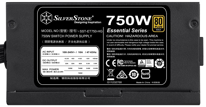 SilverStone Essential со 140-мм вентилятором