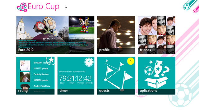 приложение Euro Cup 2012 приложение Euro Cup 2012