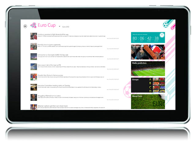 приложение Euro Cup 2012 приложение Euro Cup 2012
