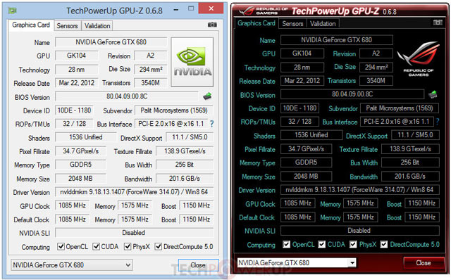 GPU-Z 0.6.8 GPU-Z 0.6.8