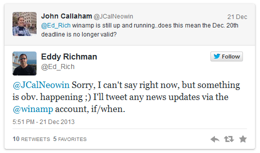 Проигрыватель Winamp Проигрыватель Winamp