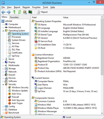 Aida64 v5.00 Aida64 v5.00