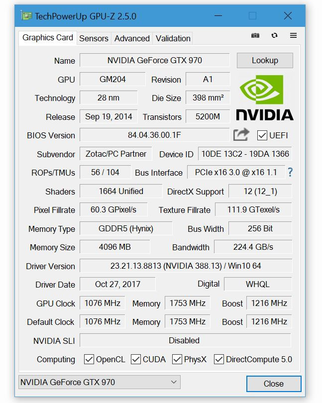 GPU-Z v2.5.0