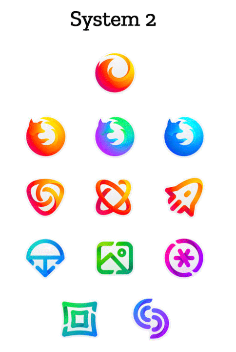 Новый логотип продуктов Mozilla