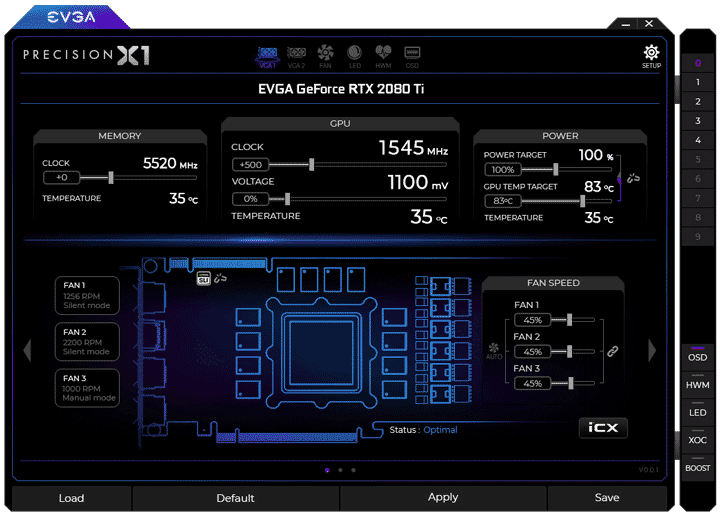 EVGA Precision X1