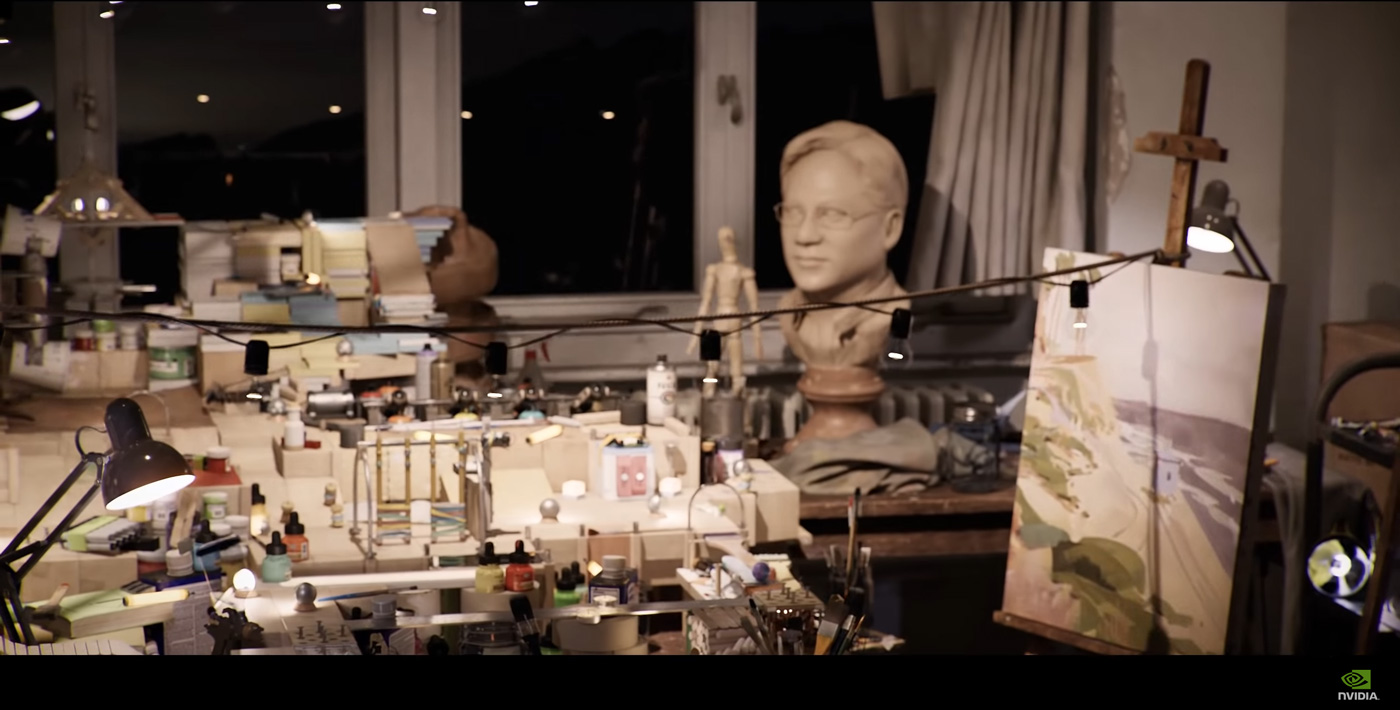 Nvidia Marbles RTX Tech Demo