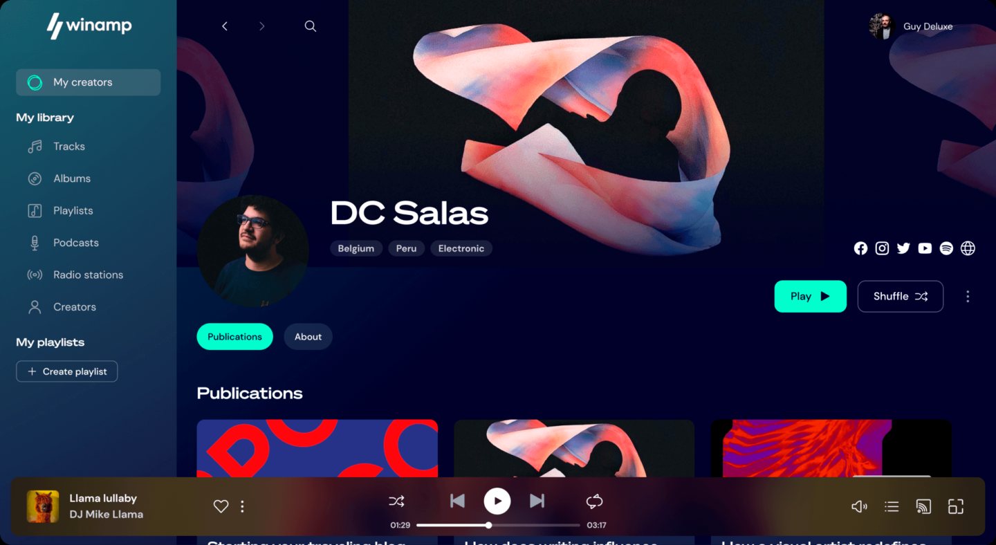 Легендарный Winamp возвращается в виде стримингового сервиса