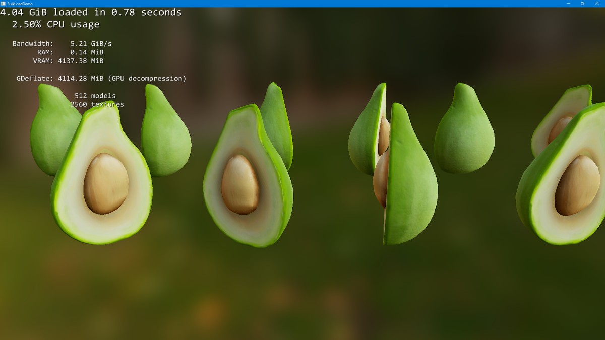 Доступен бенчмарк Bulk Load Demo с поддержкой DirectStorage 1.2