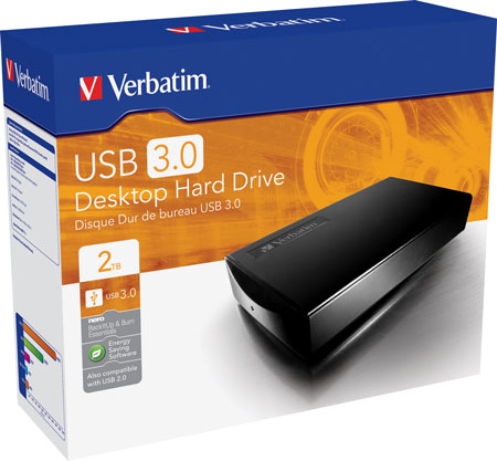 3,5" внешний жесткий диск Verbatim USB 3.0 Desktop 2TB 3,5" внешний жесткий диск Verbatim USB 3.0 Desktop 2TB