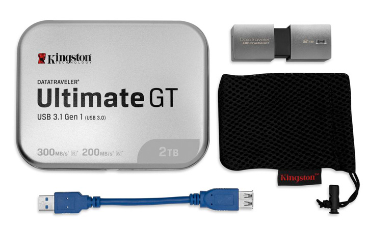 Kingston DataTraveler Ultimate GT комплект поставки