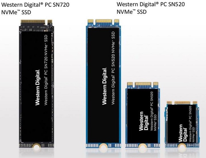 NVMe-накопители PC SN720 и PC SN520