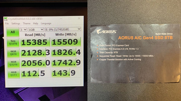 Gigabyte Aorus SSD PCI-E 4.0 x16 