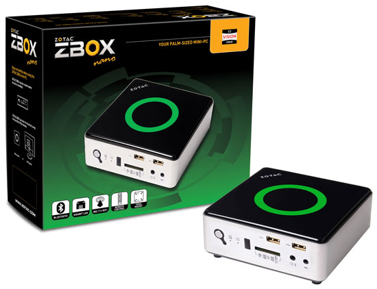 Неттоп Zotac ZBox nano AD12 (Plus)
