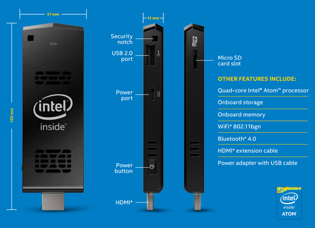 мини-ПК Intel Compute Stick