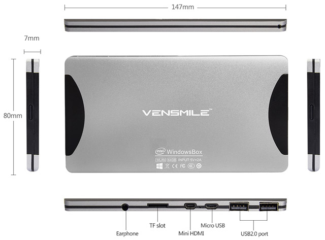 мини-ПК Vensmile W10