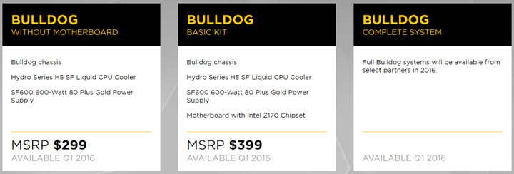 Barebone Corsair Bulldog