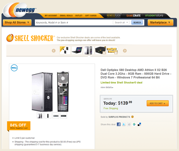 компьютер Dell Optiplex 580