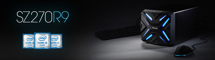 Shuttle SZ270R9 — стильная barebone-система с RGB-подсветкой