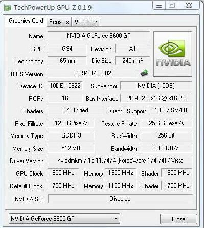 Видеокарта GeForce 9600 GT GDDR3 Видеокарта GeForce 9600 GT GDDR3