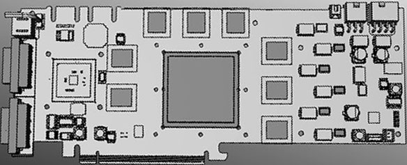Эскиз 9900GTX лицевая сторона