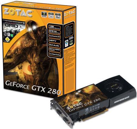 Видеокарта ZOTAC GeForce GTX 280