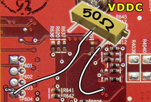 Вольтмод чипа Radeon HD 4870 (пайка) Вольтмод чипа Radeon HD 4870 (пайка)